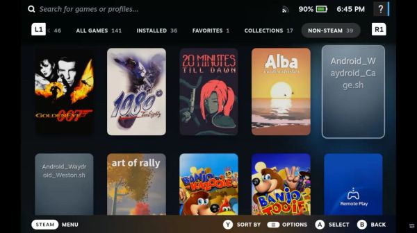 Waydroid Cage Shortcut